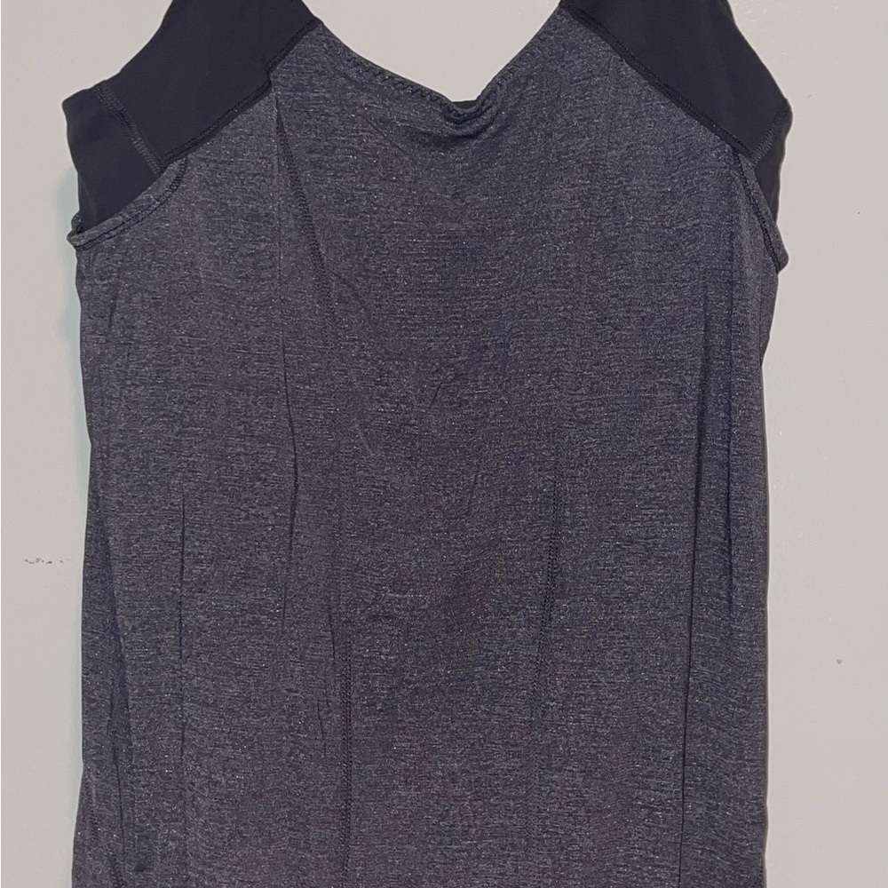 ⭐️ 2/$15 SALE ⭐️ Lululemon Black/Grey Run For Your Life Tank Top - 10/L